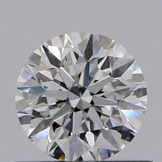 0.50 Carat Round E VVS2 VG EX GIA Natural Diamond