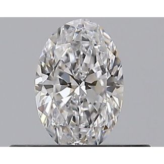 0.3 Carat Oval D VVS2 - EX VG GIA Natural Diamond