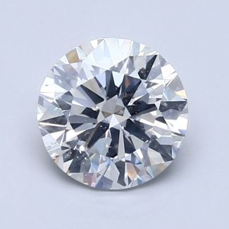 1.5 Carat Round E SI2 VG EX GIA Natural Diamond