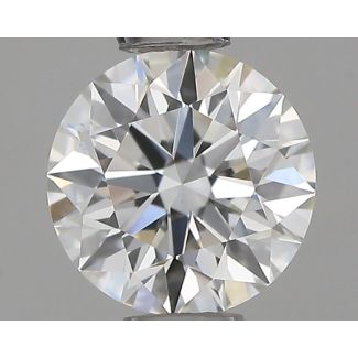 0.52 Carat Round I VS1 EX GIA Natural Diamond