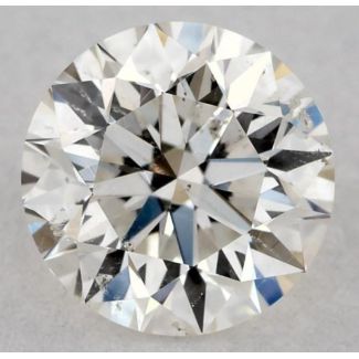 0.4 Carat Round I SI2 EX GIA Natural Diamond