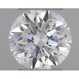 0.18 Carat Round F VVS2 EX GIA Natural Diamond