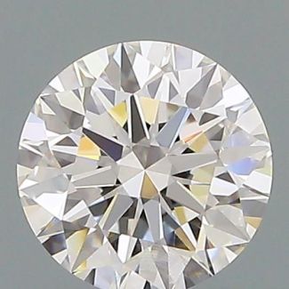 0.40 Carat Round E VVS1 EX GIA Natural Diamond