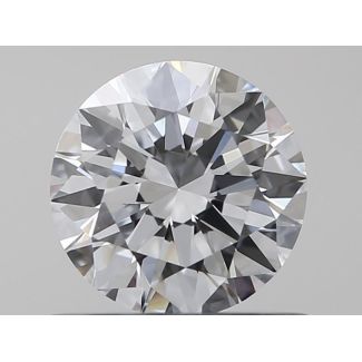 0.57 Carat Round E VVS1 EX GIA Natural Diamond