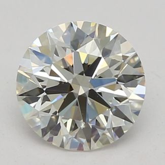 0.60 Carat Round H VS1 EX GIA Natural Diamond