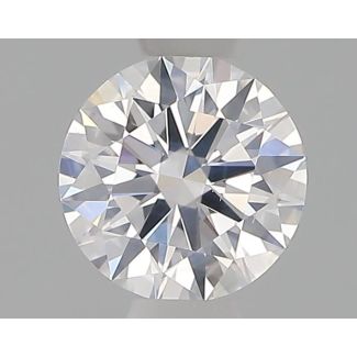 0.37 Carat Round D SI2 EX GIA Natural Diamond