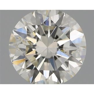 0.50 Carat Round H SI2 EX VG IGI Natural Diamond