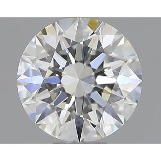 0.57 Carat Round H IF EX GIA Natural Diamond