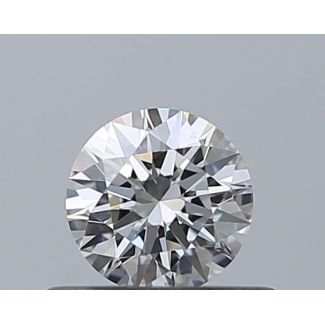 0.35 Carat Round E VVS1 EX GIA Natural Diamond