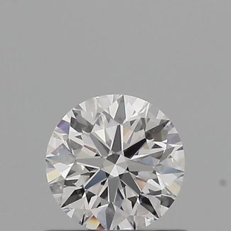 0.52 Carat Round E VVS2 EX GIA Natural Diamond