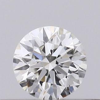 0.22 Carat Round G VVS1 EX GIA Natural Diamond