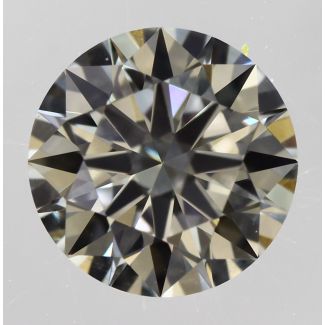 0.31 Carat Round H VVS1 EX GIA Natural Diamond