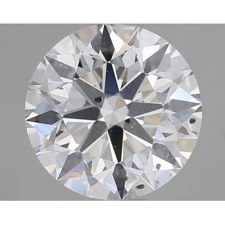 1.8 Carat Round E SI2 EX GIA Natural Diamond