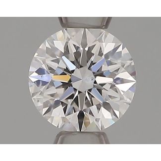 0.33 Carat Round D SI1 EX GIA Natural Diamond