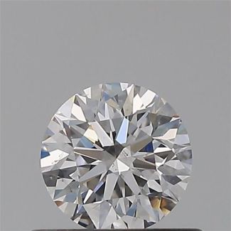 0.45 Carat Round F VS2 EX GIA Natural Diamond