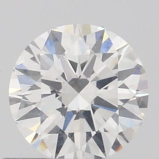 0.50 Carat Round E SI2 EX GIA Natural Diamond