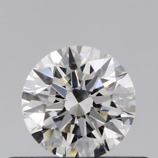 0.33 Carat Round I VVS1 EX GIA Natural Diamond