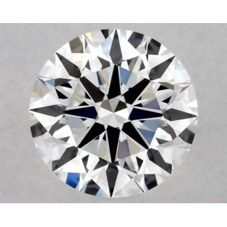 0.58 Carat Round D VVS1 EX GIA Natural Diamond