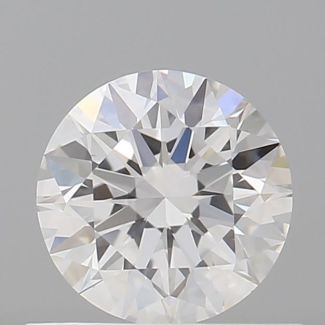 0.64 Carat Round D VVS1 EX GIA Natural Diamond