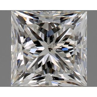 0.70 Carat Princess I SI2 - EX VG GIA Natural Diamond