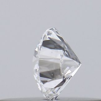 0.18 Carat Round D VVS2 EX GIA Natural Diamond