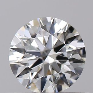 0.57 Carat Round H IF EX GIA Natural Diamond