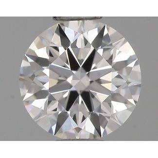 0.5 Carat Round F VVS1 EX GIA Natural Diamond