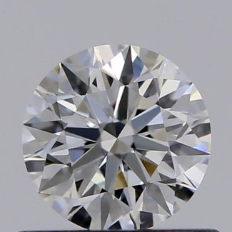 0.50 Carat Round F VS1 EX GIA Natural Diamond