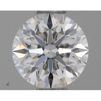 0.55 Carat Round G VS2 EX GIA Natural Diamond