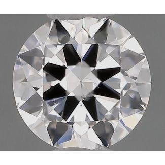 0.50 Carat Round G SI1 EX VG GIA Natural Diamond