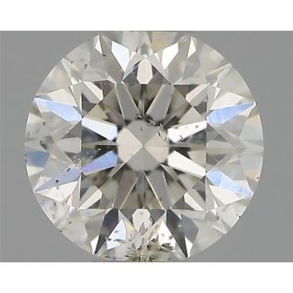 0.43 Carat Round H SI2 VG EX IGI Natural Diamond