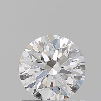 0.9 Carat Round F VVS2 EX GIA Natural Diamond