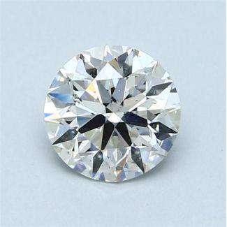 1.11 Carat Round H SI1 EX GIA Natural Diamond