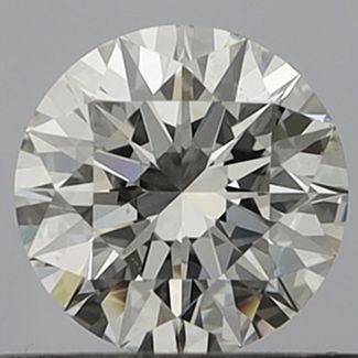 0.54 Carat Round G VVS1 EX GIA Natural Diamond