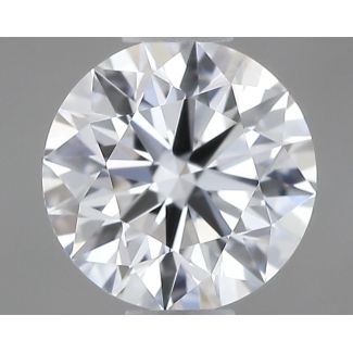 0.42 Carat Round E VVS2 EX GIA Natural Diamond