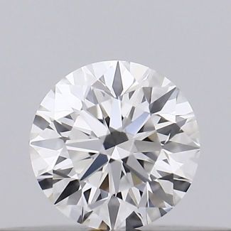 0.18 Carat Round F VS2 EX GIA Natural Diamond