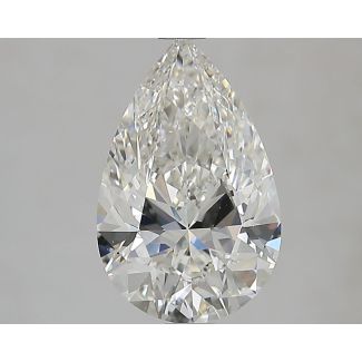 1.72 Carat Pear G VS2 - EX VG GIA Natural Diamond