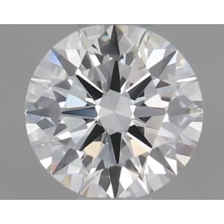 0.41 Carat Round F VVS1 EX GIA Natural Diamond