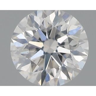 0.32 Carat Round E SI2 EX GIA Natural Diamond