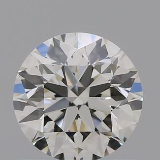 0.63 Carat Round I VVS1 EX VG GIA Natural Diamond