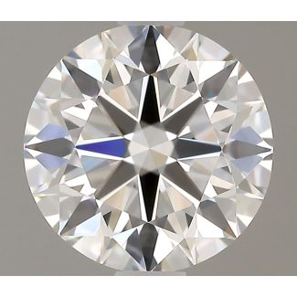 0.87 Carat Round F VVS1 EX GIA Natural Diamond