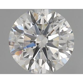 0.61 Carat Round G SI2 EX GIA Natural Diamond