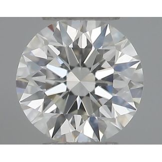 0.30 Carat Round H VVS1 EX IGI Natural Diamond