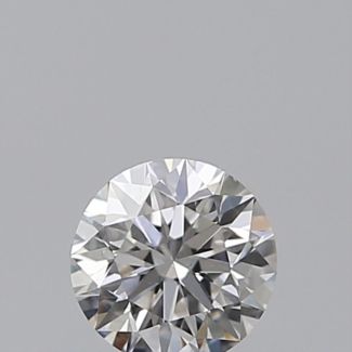 0.30 Carat Round F VS1 EX VG GIA Natural Diamond