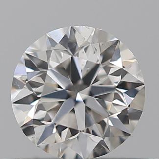 0.40 Carat Round E SI1 VG EX GIA Natural Diamond