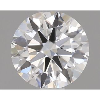 0.34 Carat Round D VVS1 EX GIA Natural Diamond