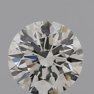 0.54 Carat Round I SI2 EX GIA Natural Diamond