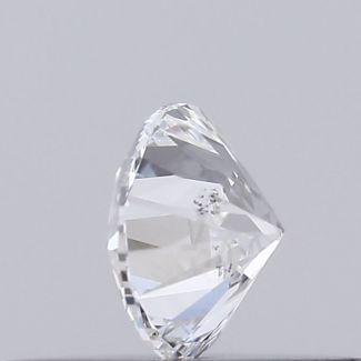 0.21 Carat Round D SI1 EX GIA Natural Diamond