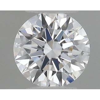 0.22 Carat Round E VVS1 EX GIA Natural Diamond