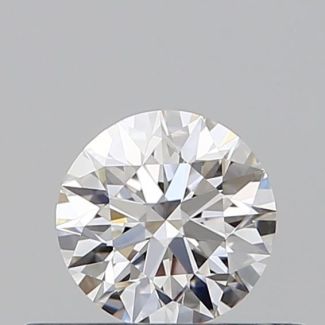 0.36 Carat Round F VVS1 EX VG GIA Natural Diamond